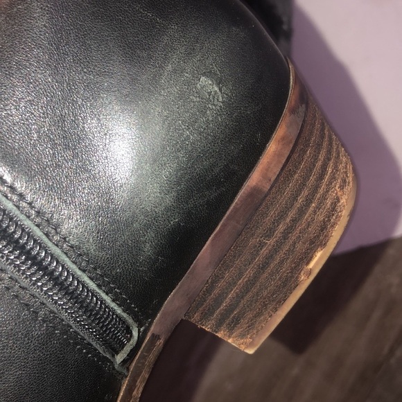 Lucky Brand Black Brekke Leather Bootie - Picture 11 of 11